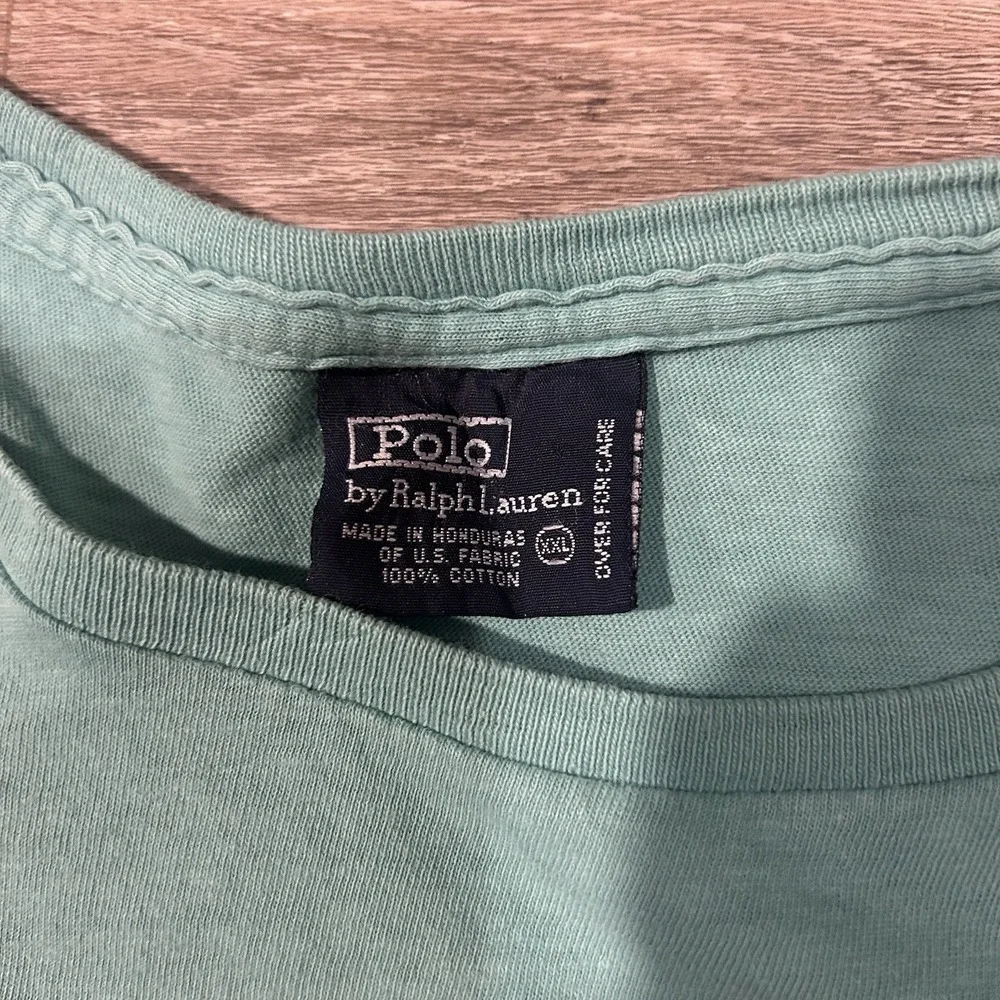 Vintage 90s Polo Ralph Lauren Pocket T Shirt Size XXL Made In USA Oversized